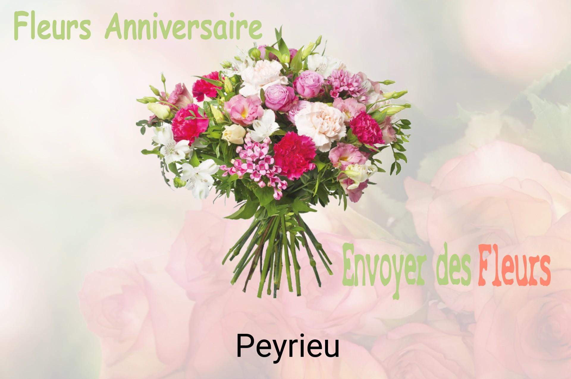 Bouquet de fleurs d’anniversaire livré à Peyrieu