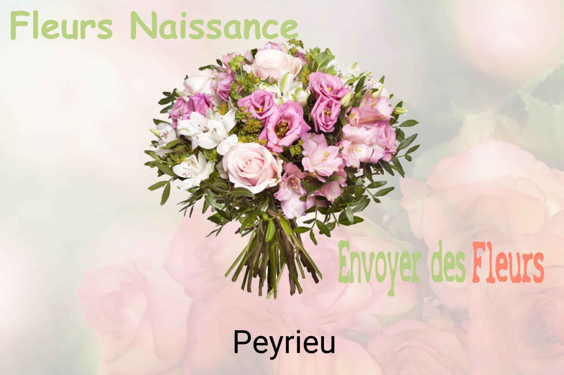 Bouquet de fleurs de naissance livré à Peyrieu